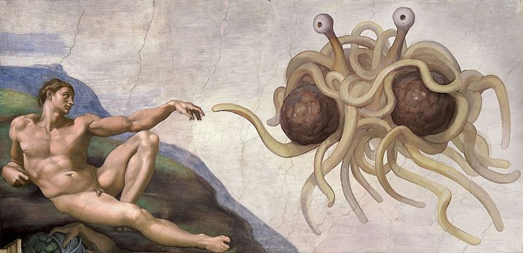 Le pastafarisme, la religion la plus saucée au monde