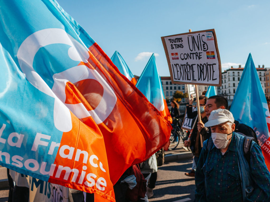 Retour en images sur la manifestation “Contre les violences de l’extrême droite” à Lyon